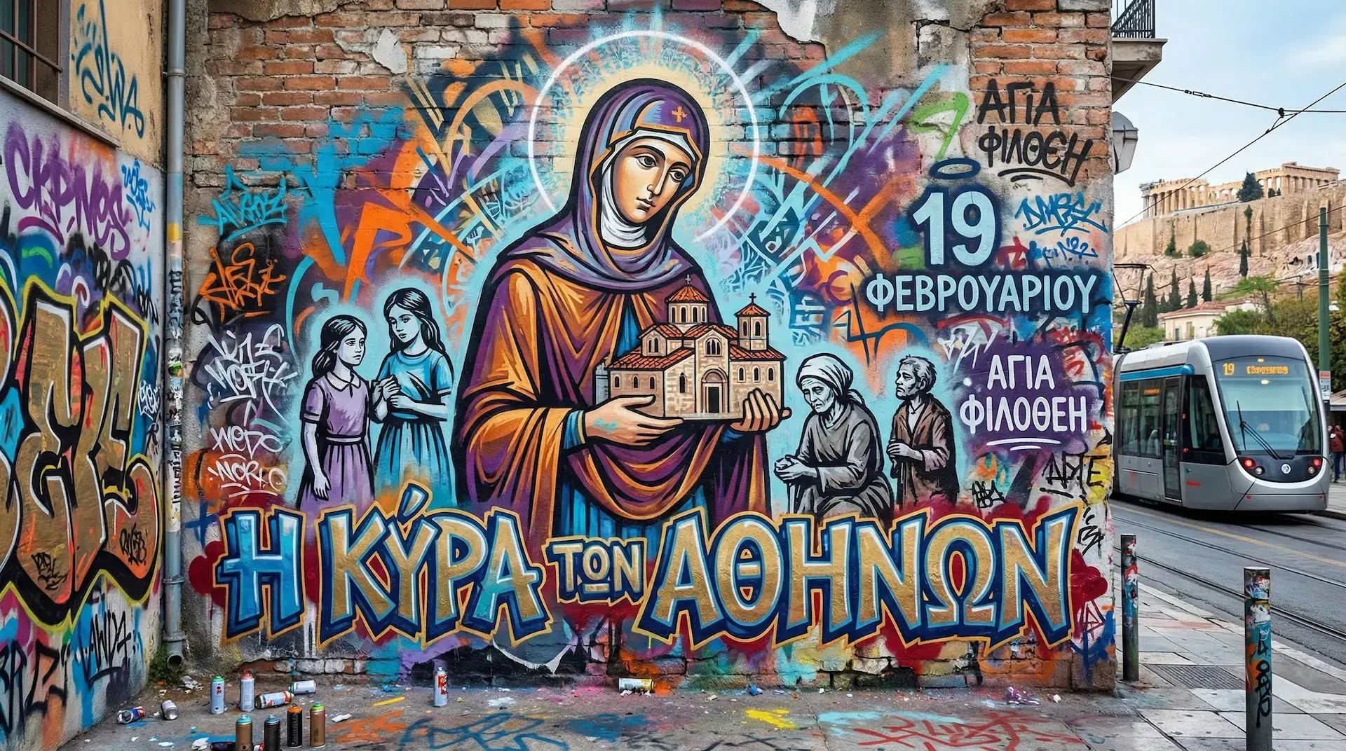 Ποιοι γιορτάζουν 19 Φεβρουαρίου 2026: Η «Κυρά των Αθηνών» – Έθιμα και ευχές