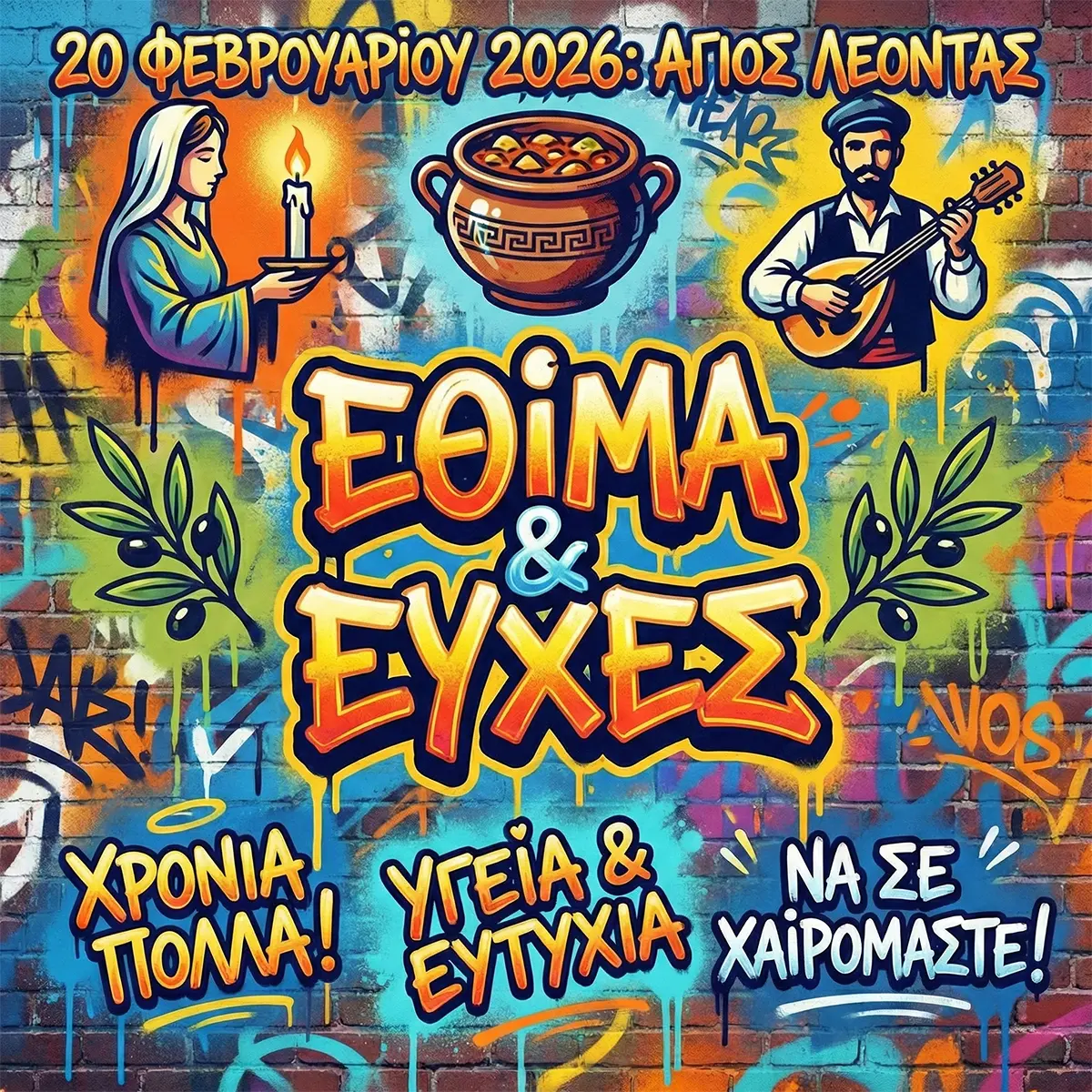 Ποιοι γιορτάζουν 20 Φεβρουαρίου 2026