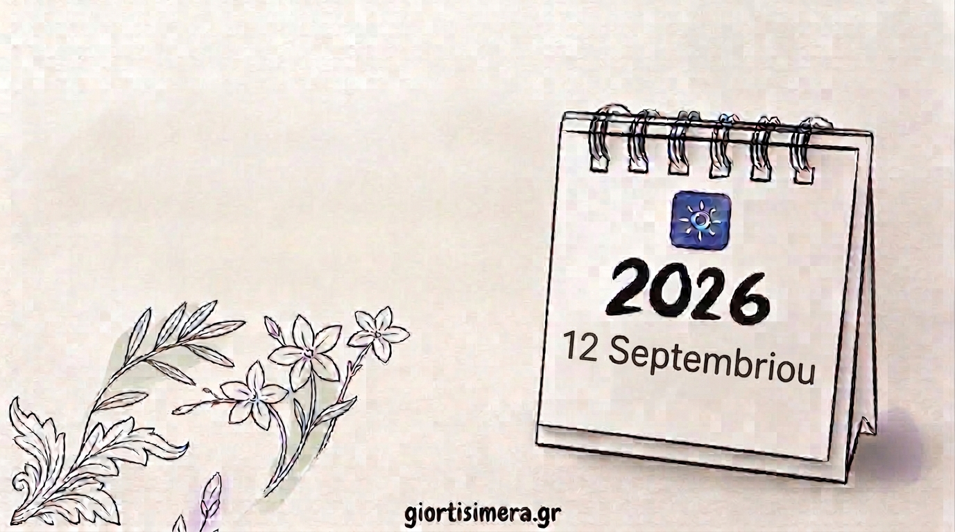 Εορτολόγιο 12 Σεπτεμβρίου 2026: Ποιοι γιορτάζουν – Άγιος Αυτόνομος και Απόδοση της Γέννησης της Θεοτόκου