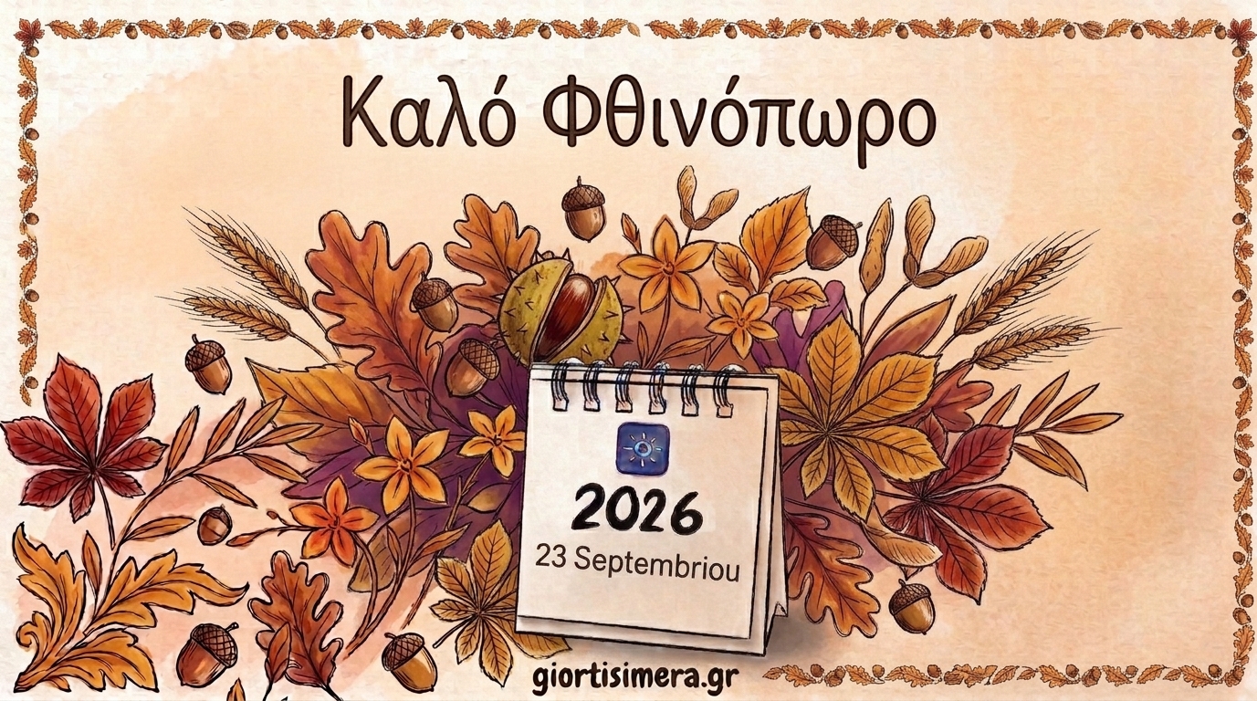 Εορτολόγιο 23 Σεπτεμβρίου 2026: Ποιοι γιορτάζουν – Τα ιδιαίτερα ονόματα και τι ισχύει με τη νηστεία